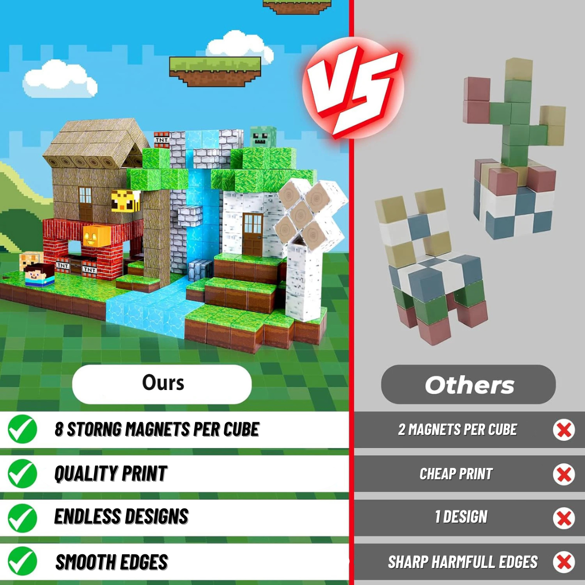 Groovd™ Magnetic Building Blocks