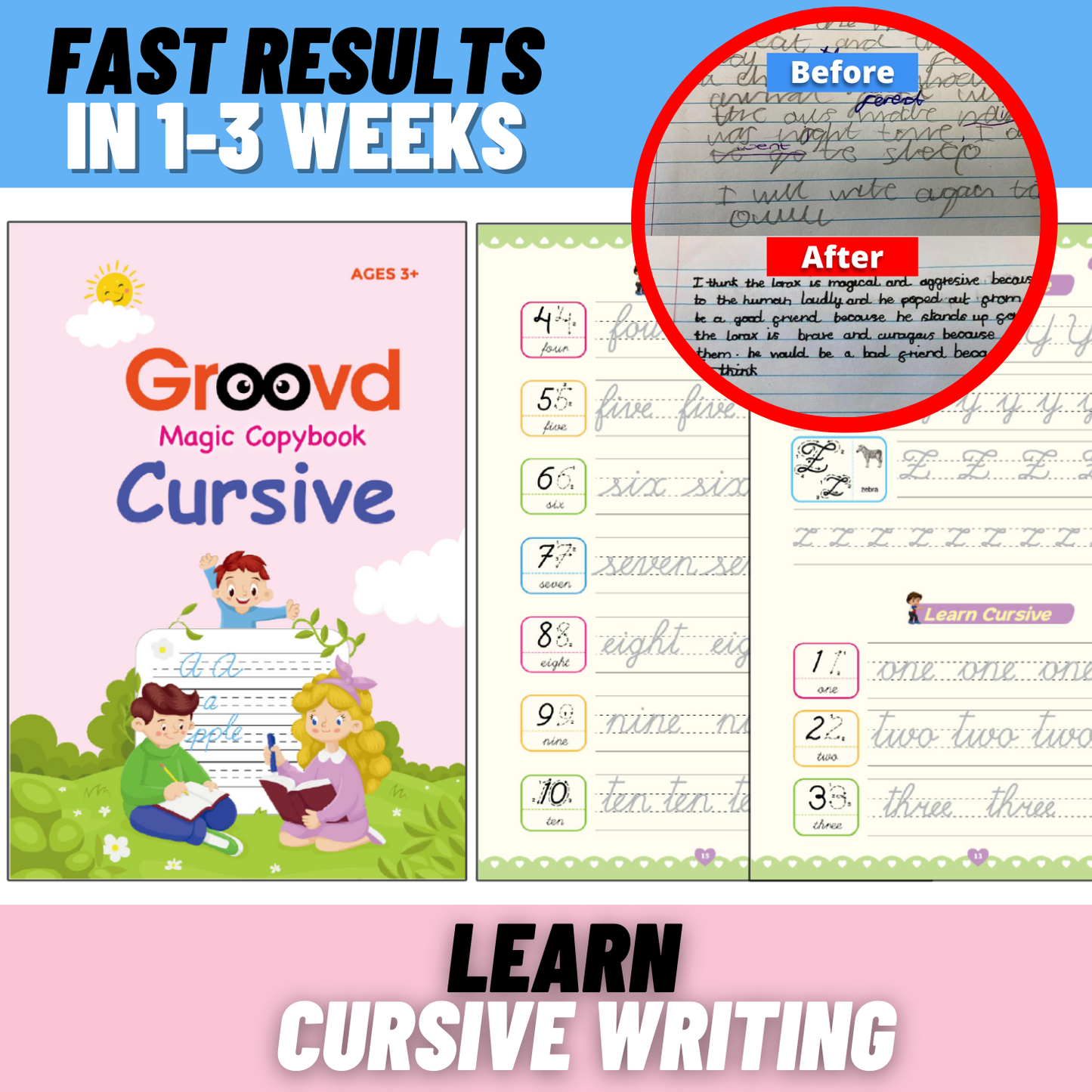 NEW 2024 - Cursive Copybook