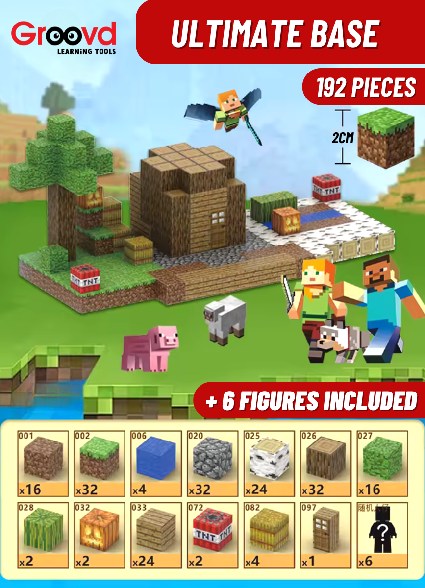 Groovd™ Magnetic Building Blocks