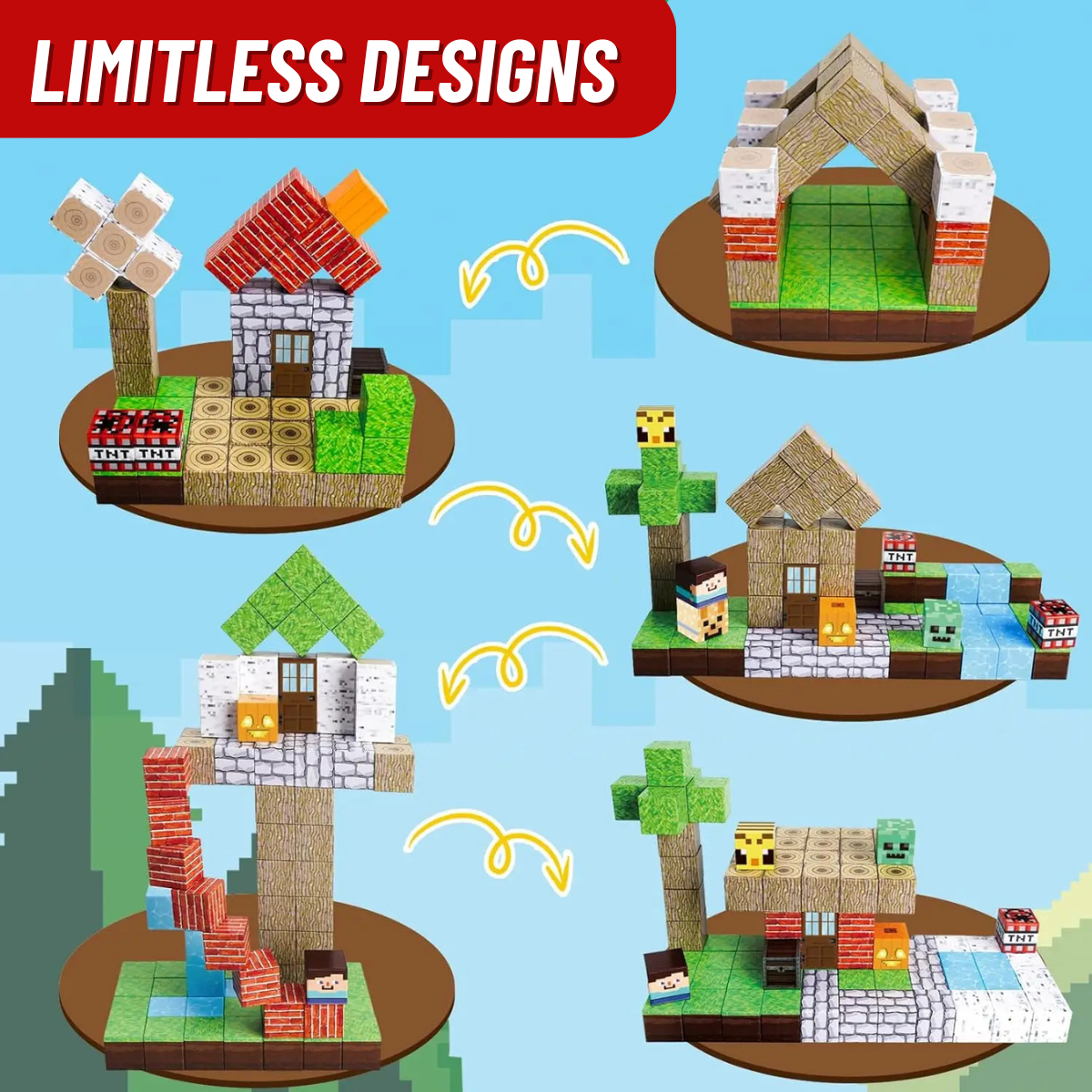 Groovd™ Magnetic Building Blocks