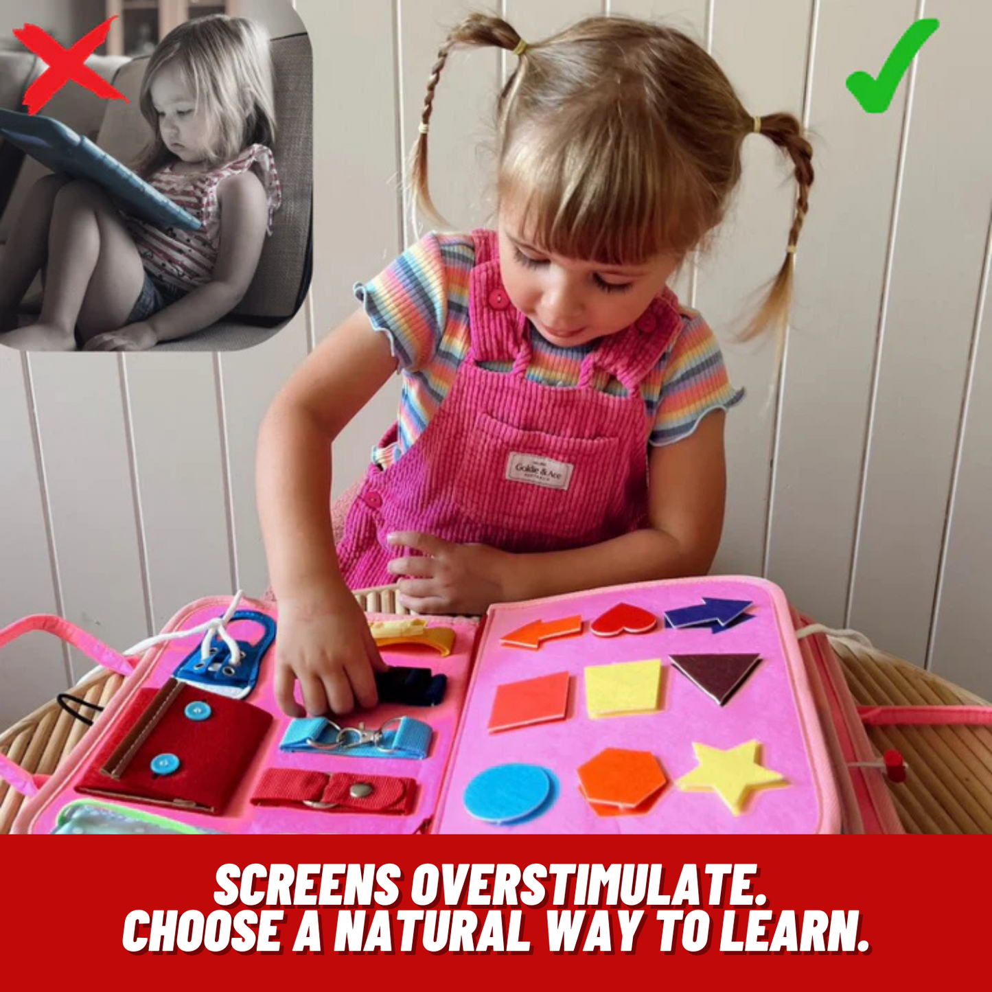 Groovd™ Montessori Activity Board
