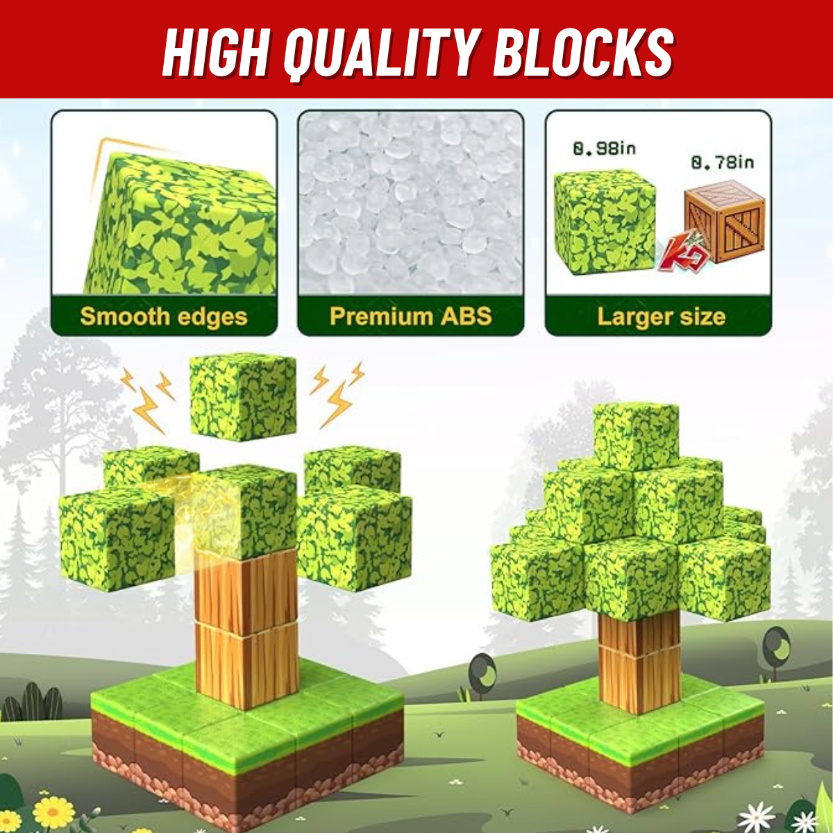 Groovd™ Magnetic Building Blocks