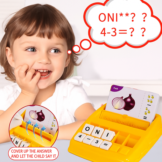 Matching Letter, Spelling, and Math Game Flash Cards