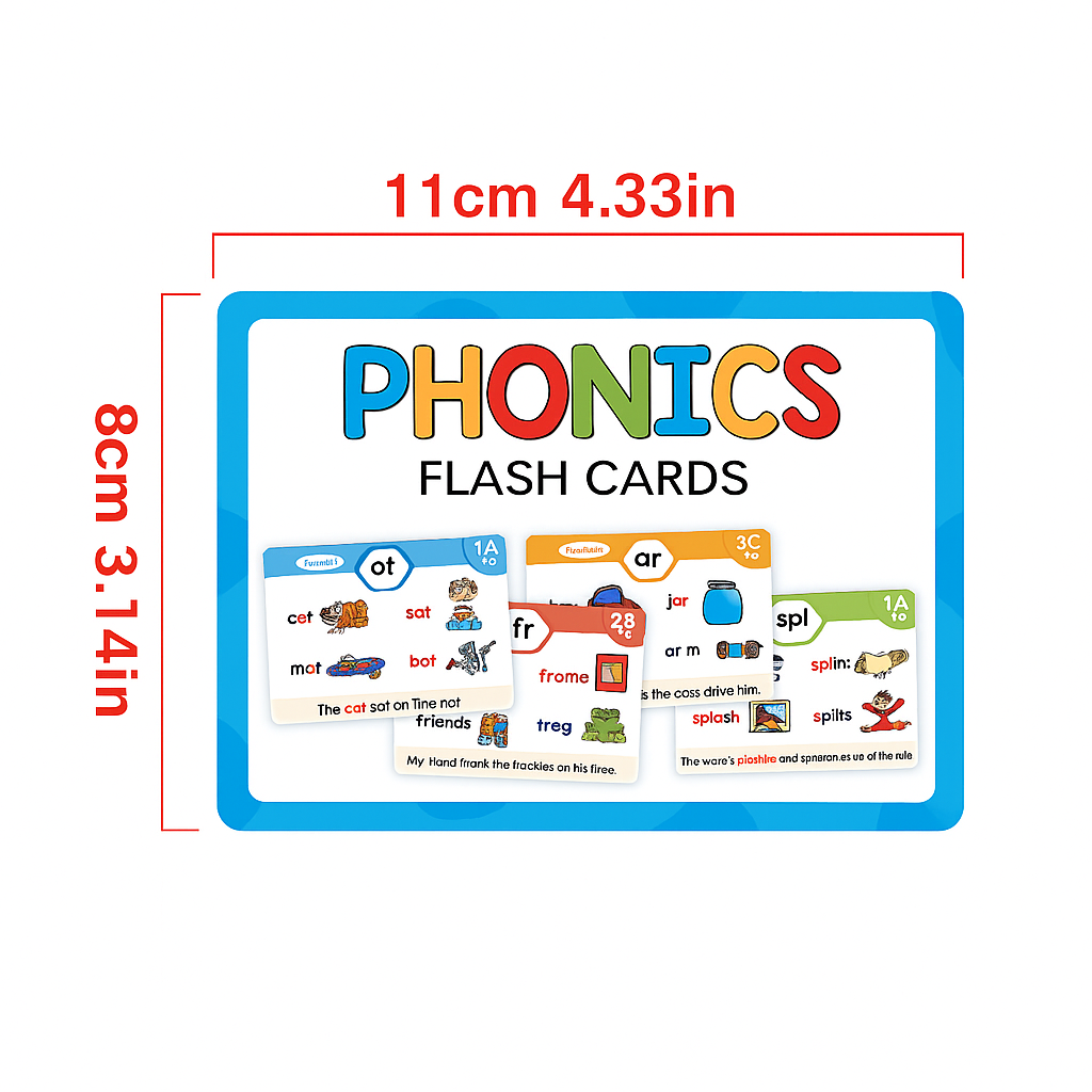 Phonics Power Flash Cards™ - Learn to Read in 20 Stages