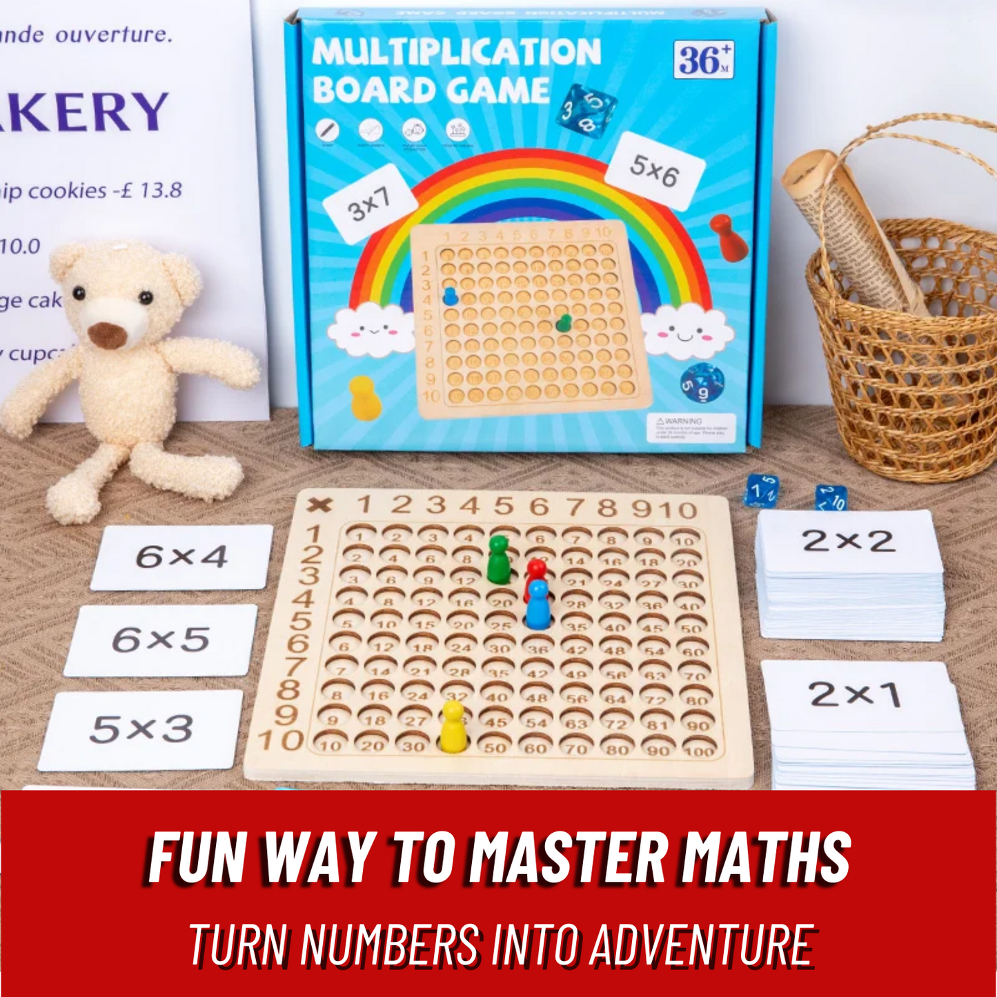 MathMaster™ Board Game