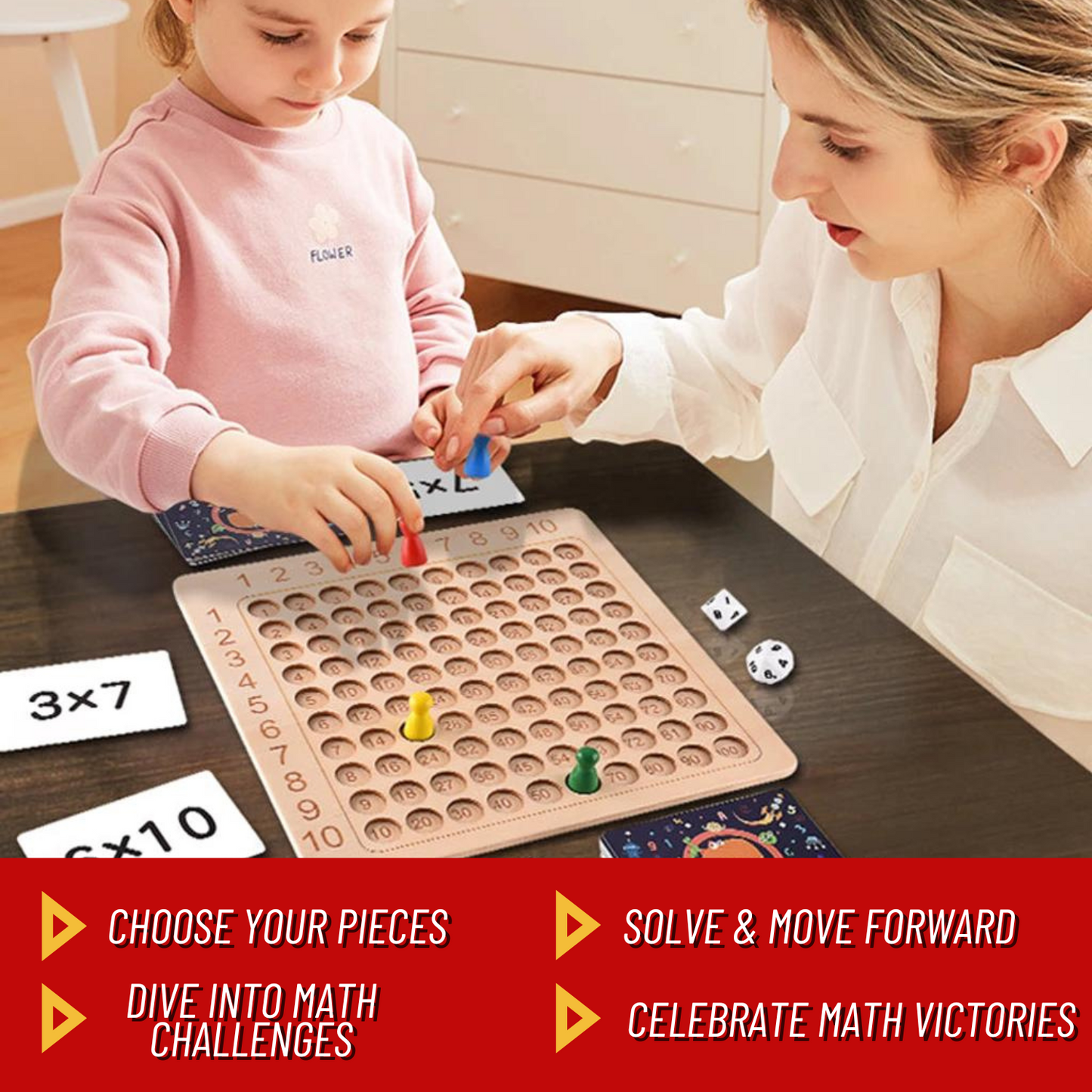 MathMaster™ Board Game