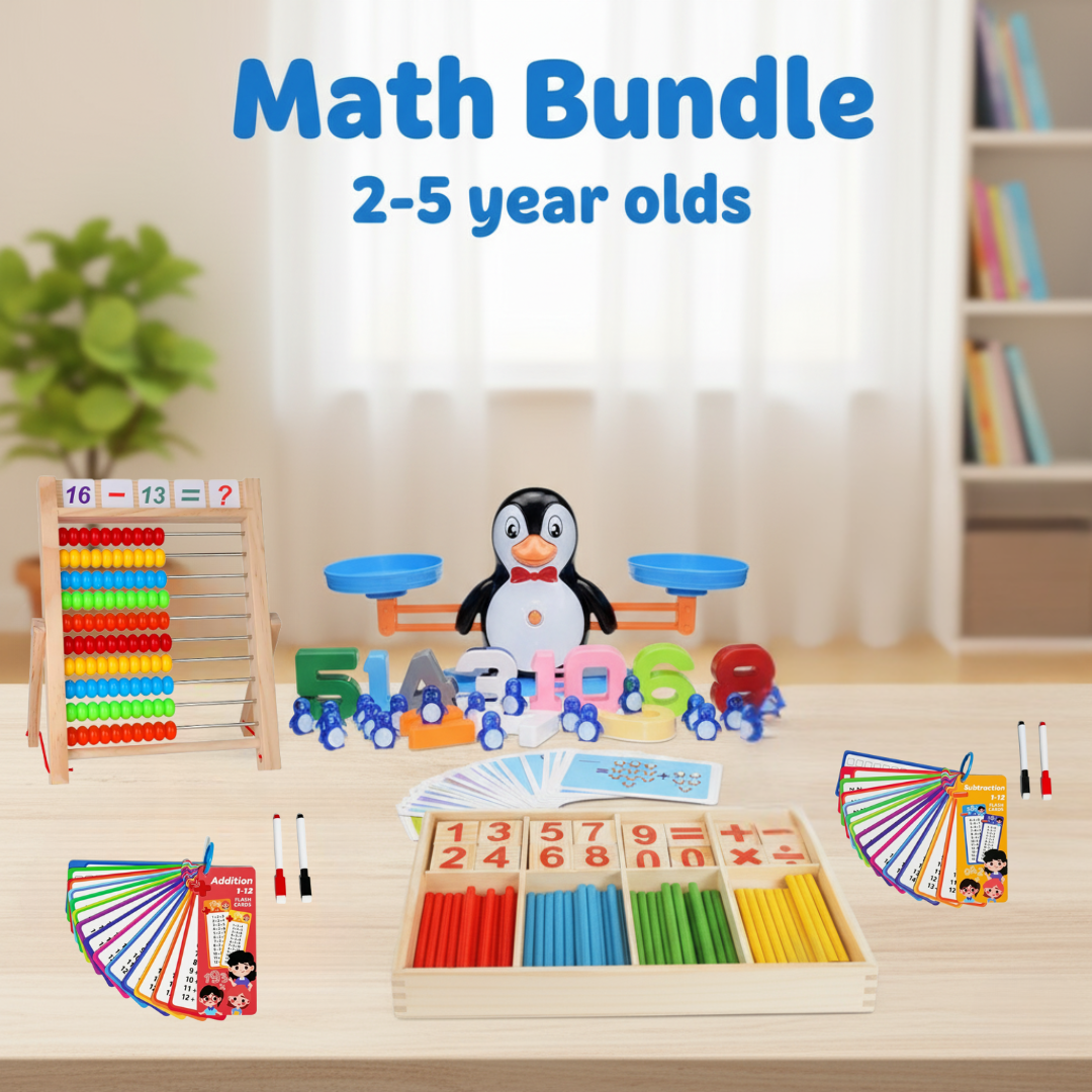 Math Skills Bundle 2-5 years old
