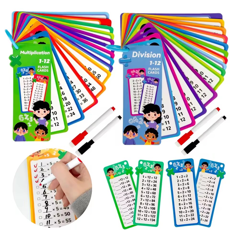Child Math Learning Games Cards Math Mastery Cards™ - Learn & Play Math Games – The Groovd