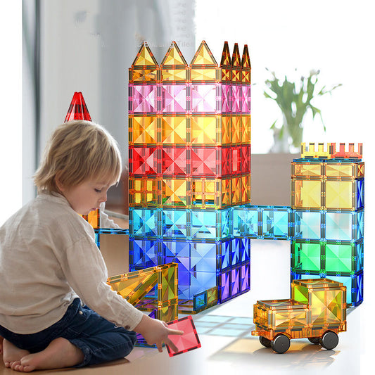 Creative BuildMasters™ - 4D Magnetic Block Adventures for Kids