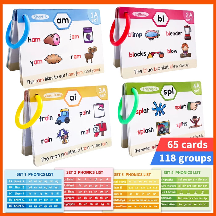 Phonics Power Flash Cards™ - Learn to Read in 20 Stages