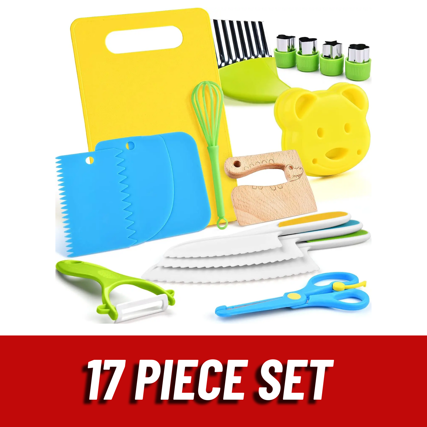 Cicicooie Juegos de cocina para niños, herramientas seguras de cocina Montessori Real Fácil Fabricación para principiantes Cocina Educativa (Verde Cicicooie Juegos de cocina para niños, herramientas seguras de cocina Montessori Real Fácil Fabricación para principiantes Cocina Educativa (Verde