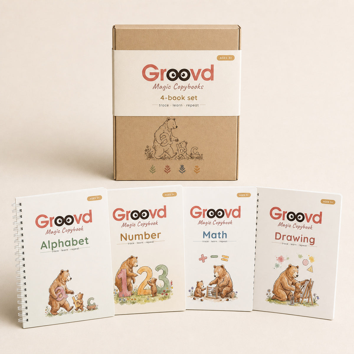 The gift box and the four books