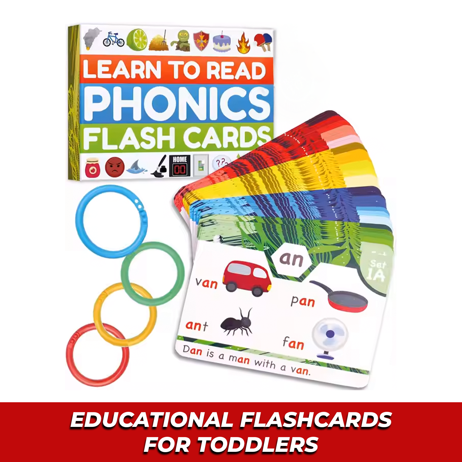 Phonics Power Flash Cards™ - Learn to Read in 20 Stages