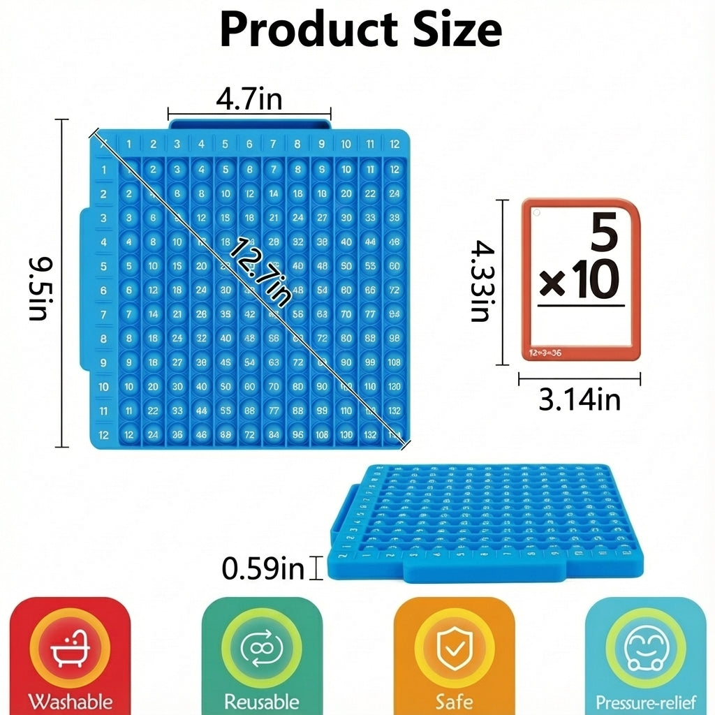 Math Pop It Mat Pop-It Mathematics Operation Board™ - Fun Learning Kit for Kids – The ...