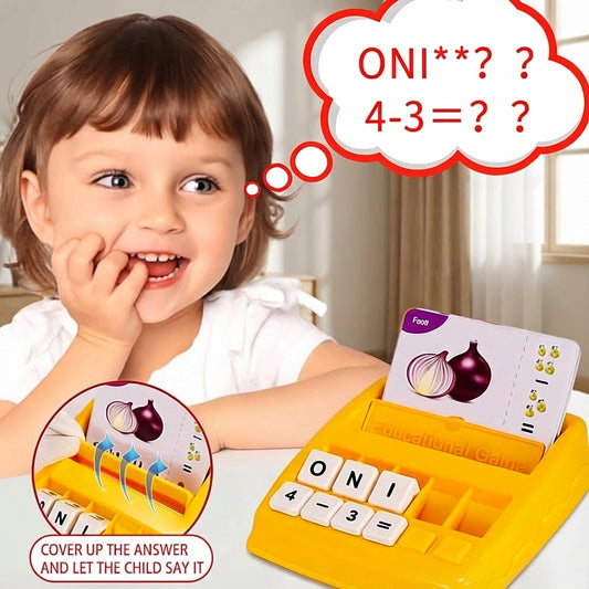 Matching Letter, Spelling, and Math Game Flash Cards