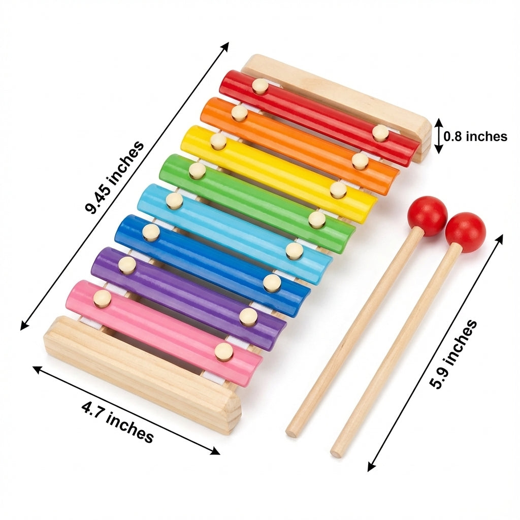 Montessori Wooden Learning Toy Set for Toddlers – Math, Numbers & Motor Skills