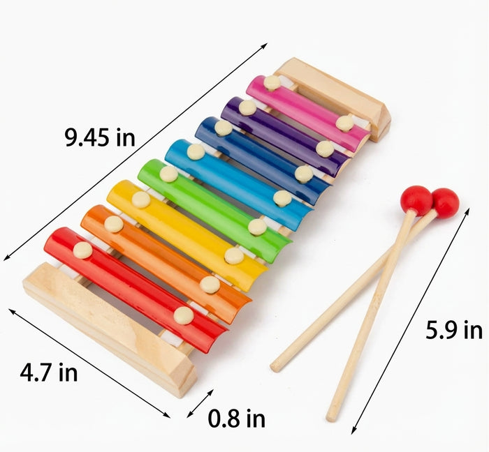 Montessori Wooden Learning Toy Set for Toddlers – Math, Numbers & Motor Skills
