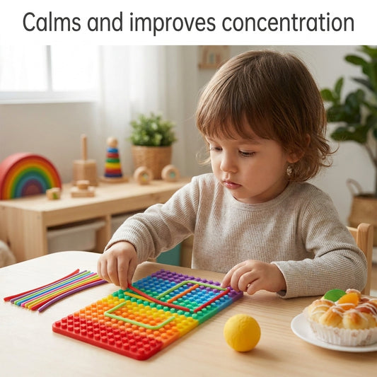 CalmCraft™ Sensory Board: Silicone Fidget