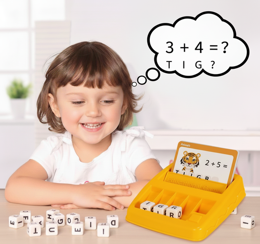 Matching Letter, Spelling, and Math Game Flash Cards