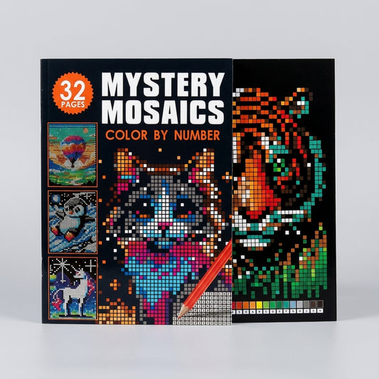 ColorDigits™ Mystery Mosaic Coloring Book