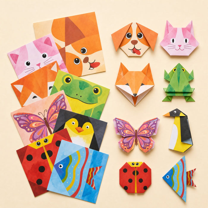 Everything that comes with the Foldspark Origami Studio