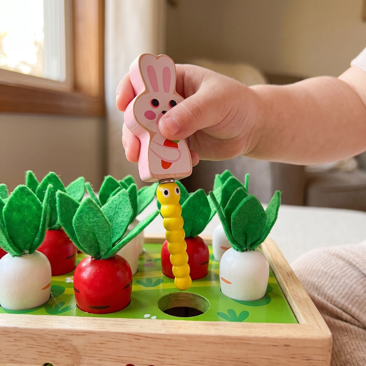 Garden Shape Sorter: rabbit magnet