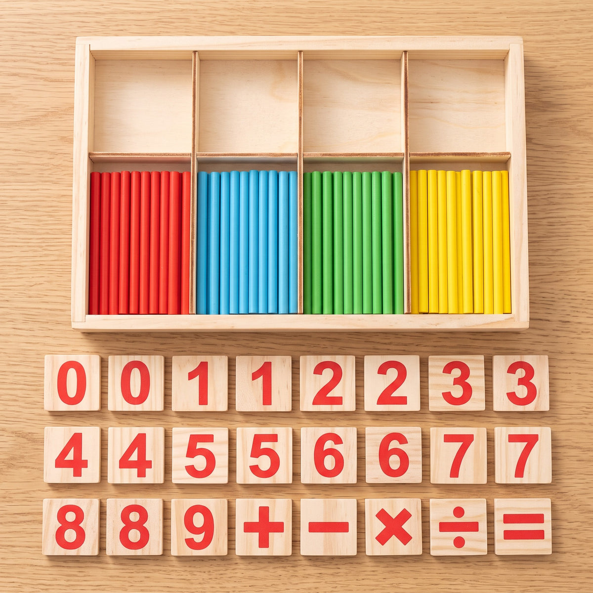 Everything that comes with the MathMagic Blocks