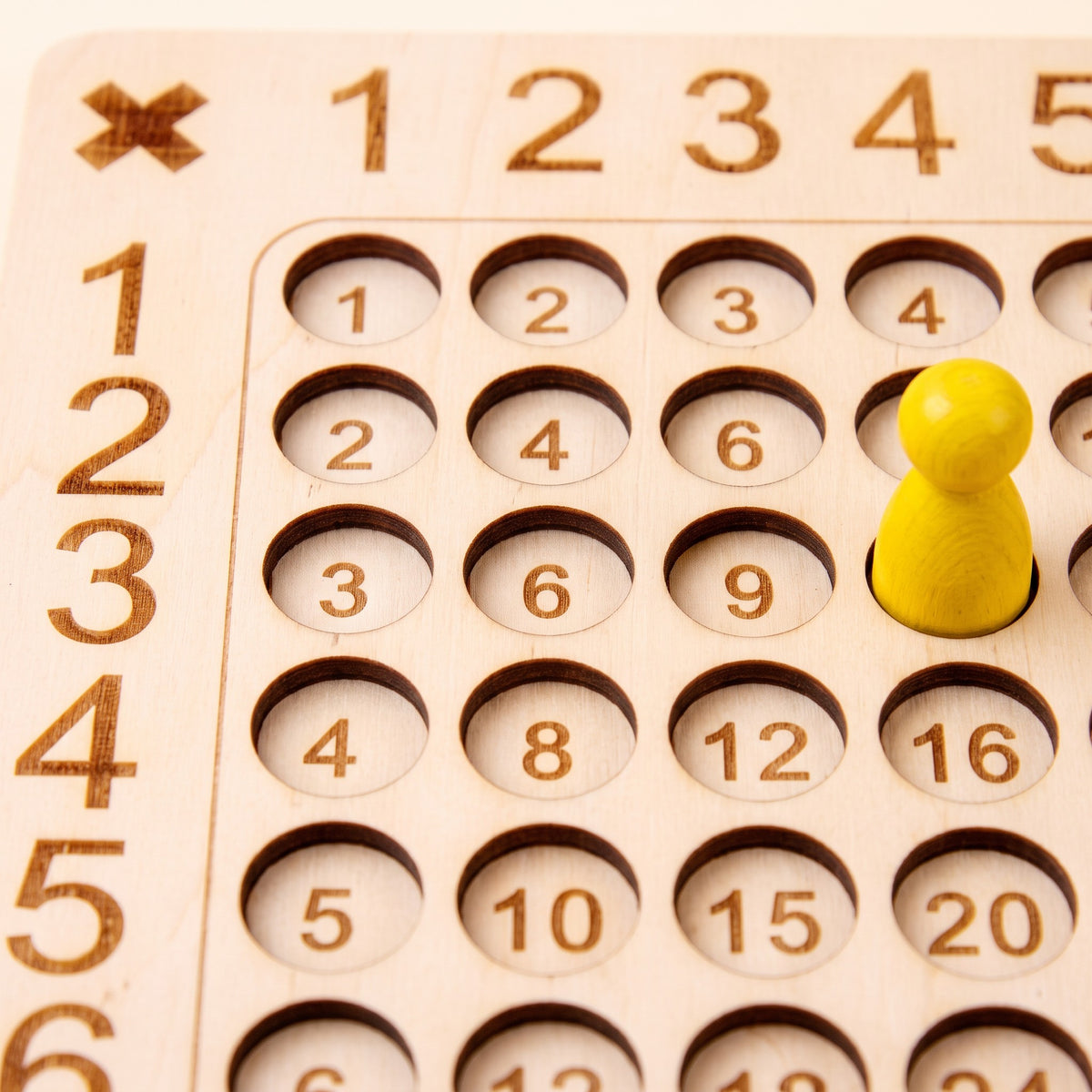 MathMaster Board Game: corner closeup