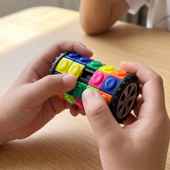 PuzzleSphere: a child's hands