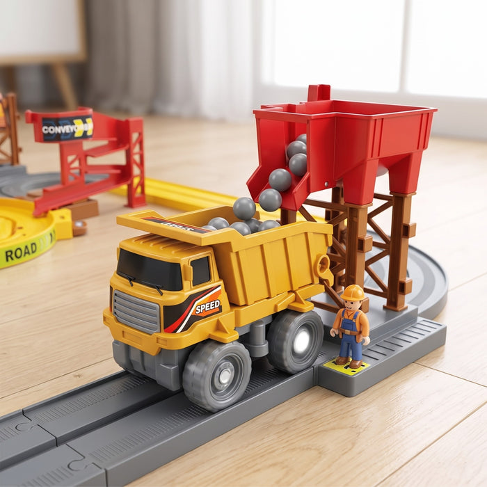 Quarry construction site: loading detail