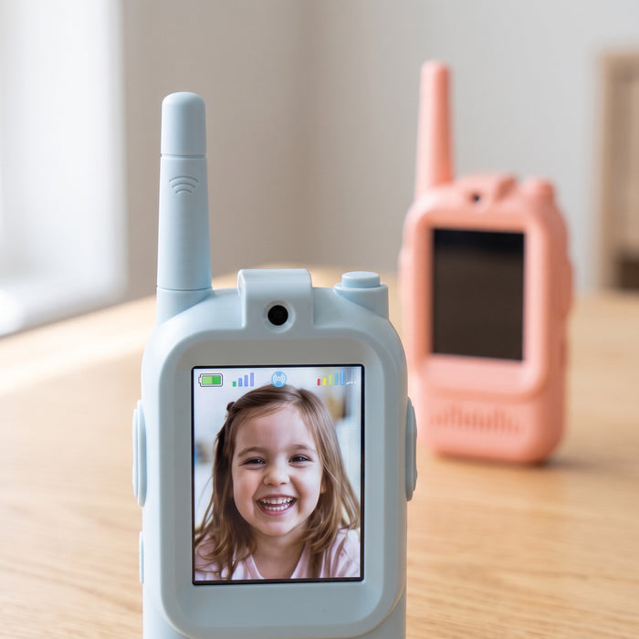 SnapTalk Duo walkie-talkies: top closeup