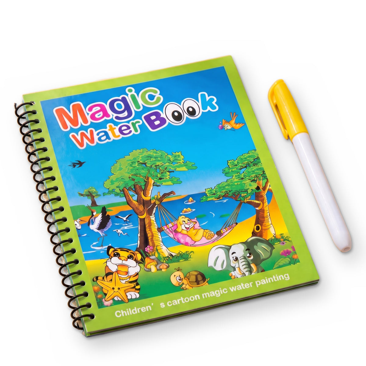 Magical Water Drawing Book: animal world