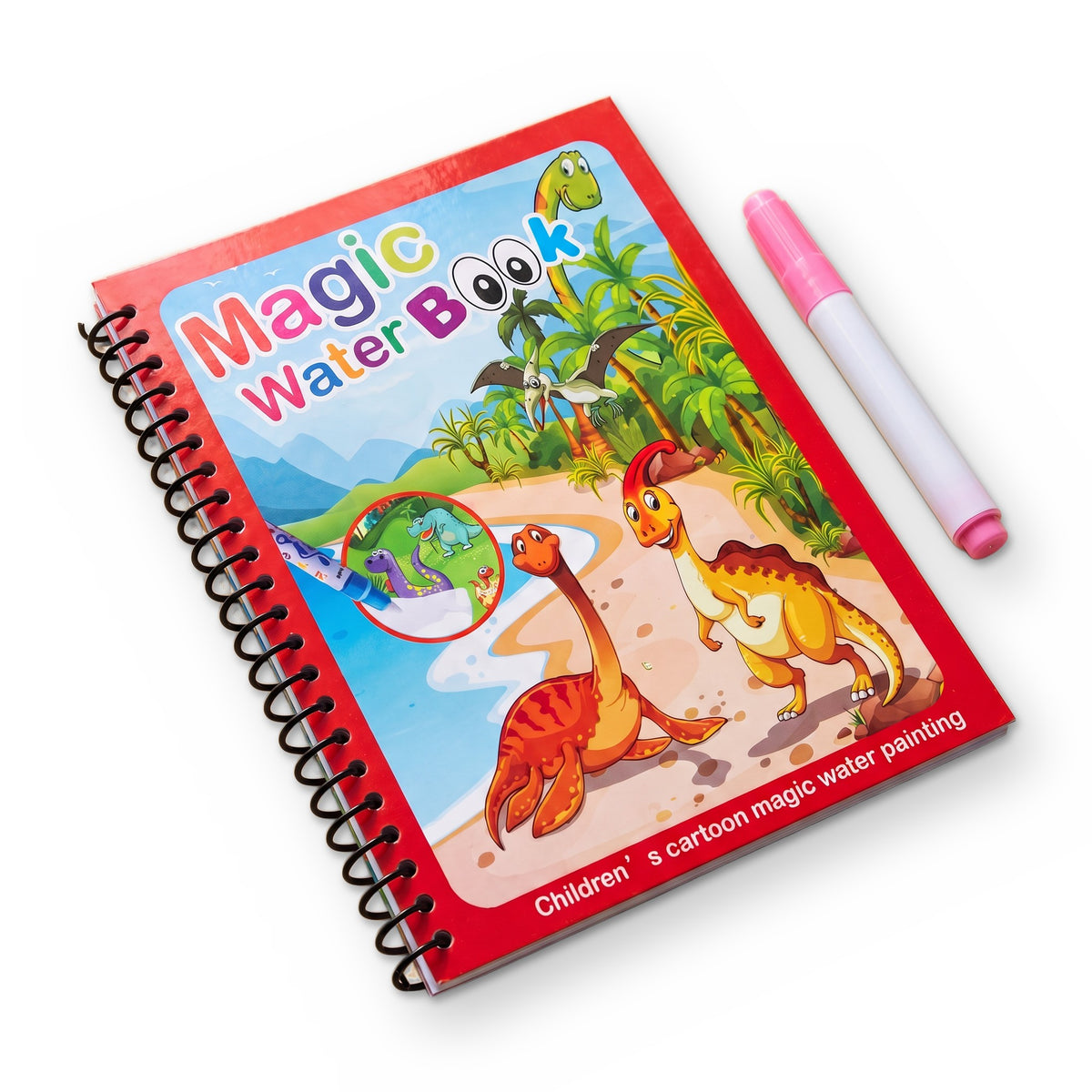 Magical Water Drawing Book: dinosaurs