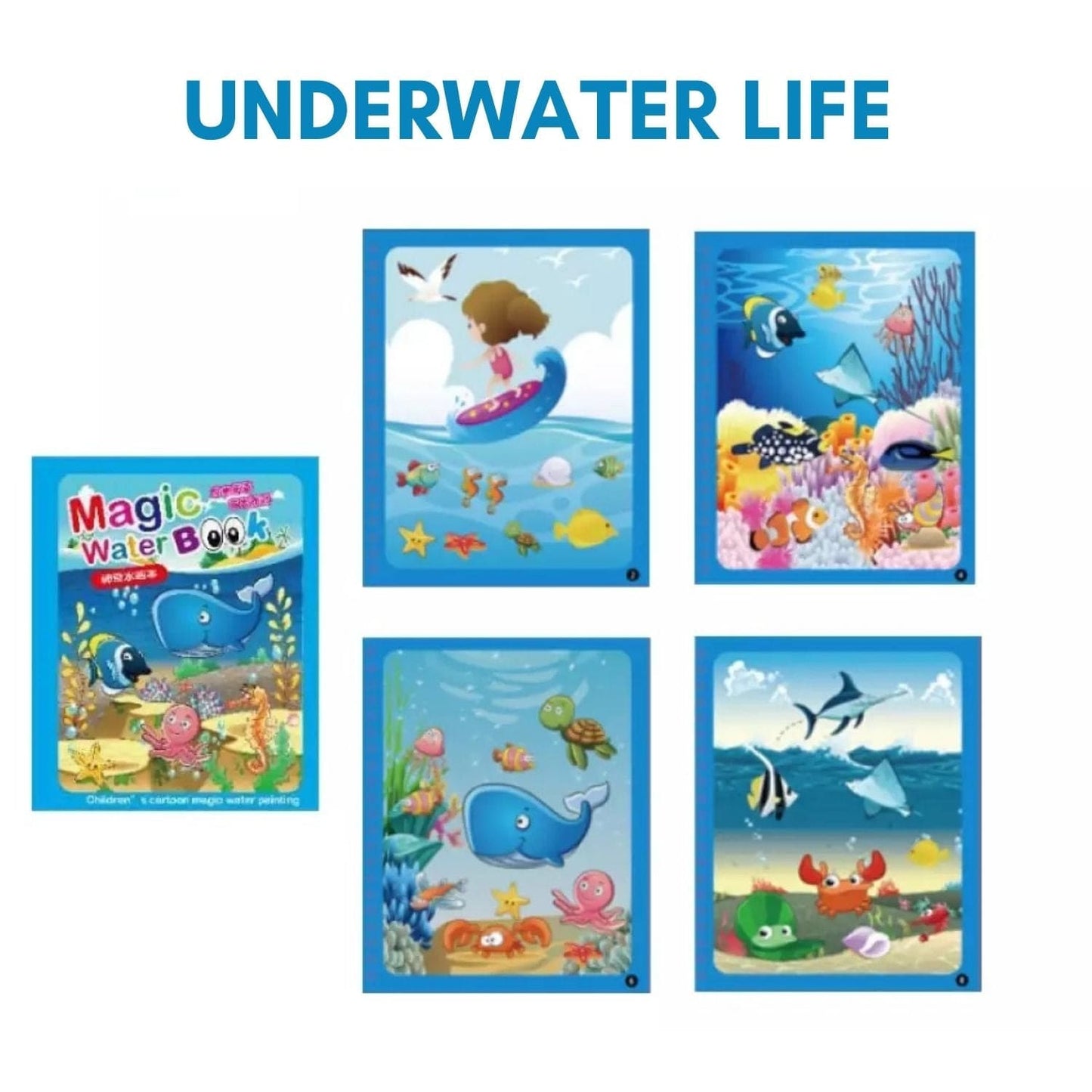 Magical Water Drawing Book