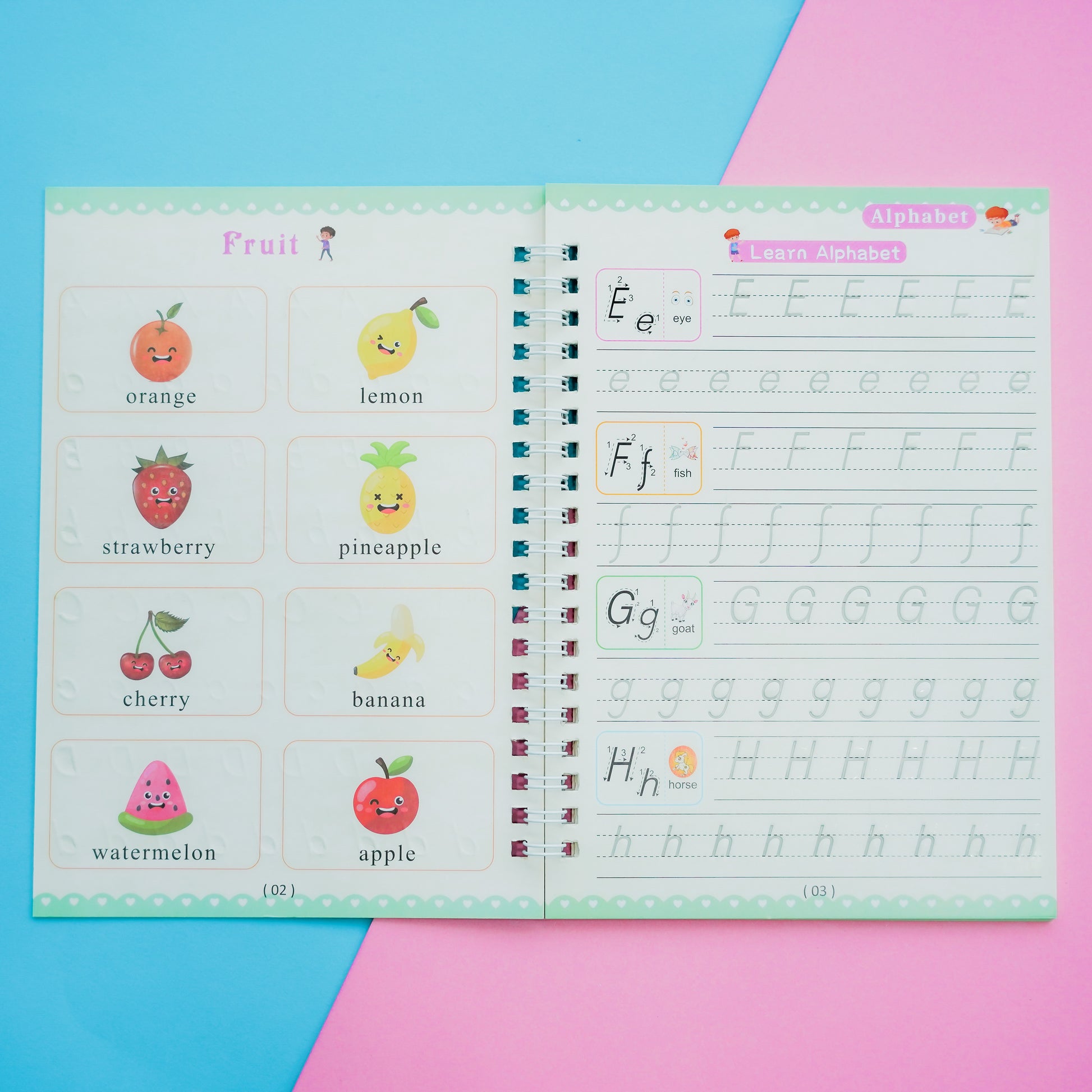 New Groovd Magic Copybook Grooved Children's Handwriting Practice Book Gift  L7B0 