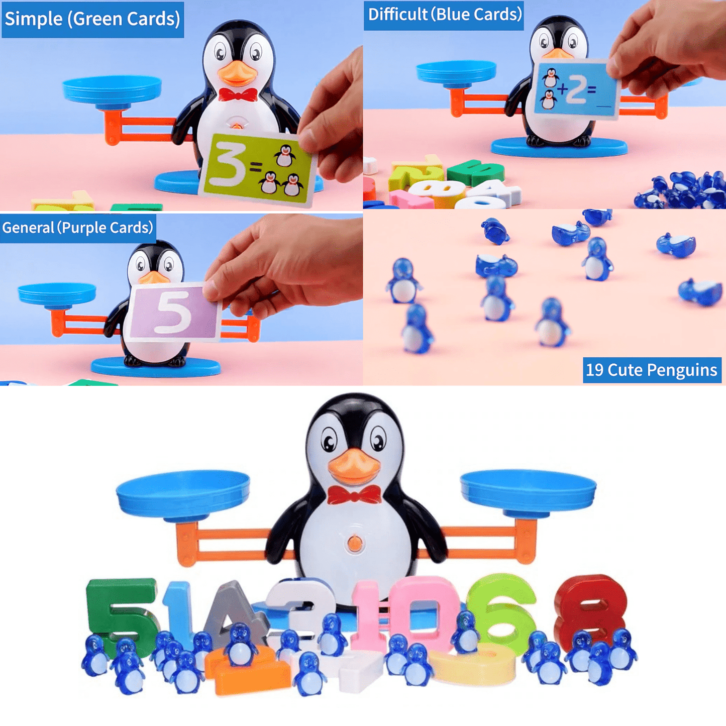 Math Penguin - Educational Math Scale